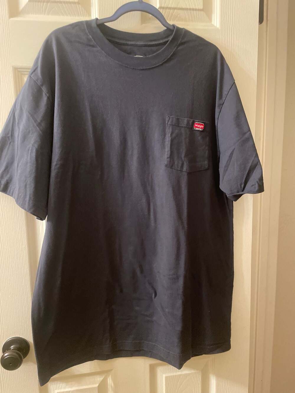 Wrangler Workwear Pocket T-Shirt Black Size XLT